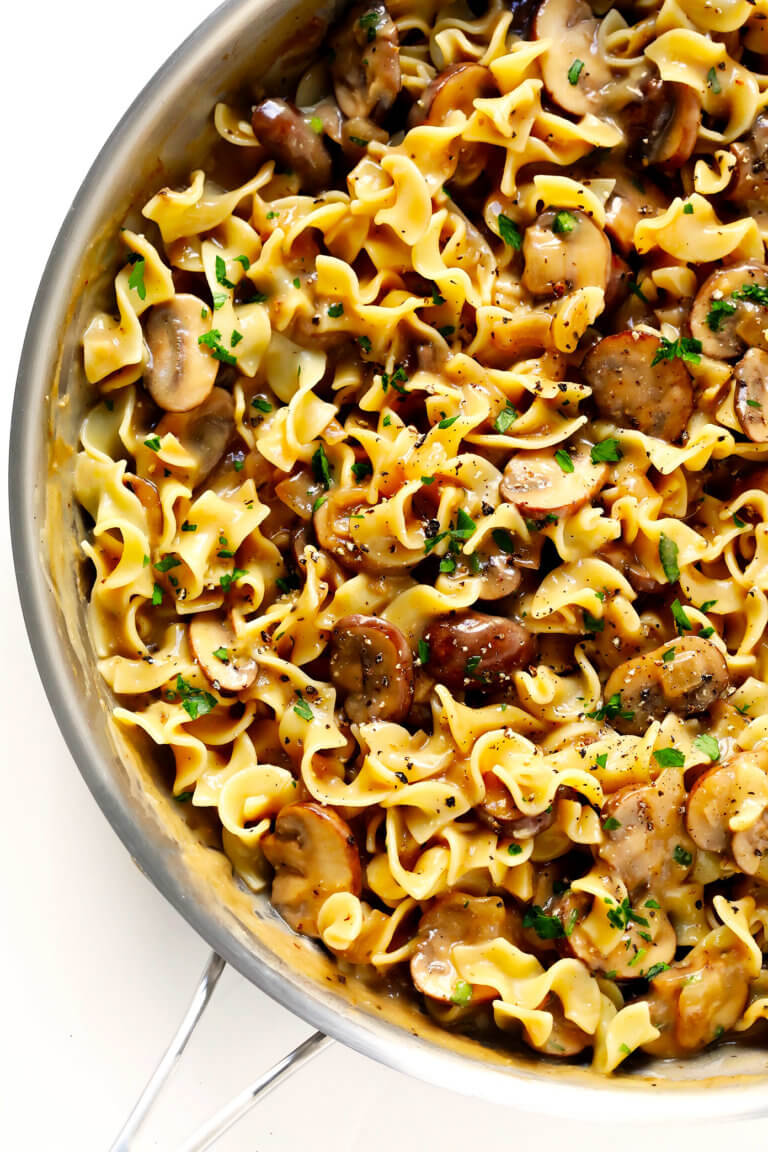 Mushroom Stroganoff | Gimme Some Oven | Recipe Cloud App