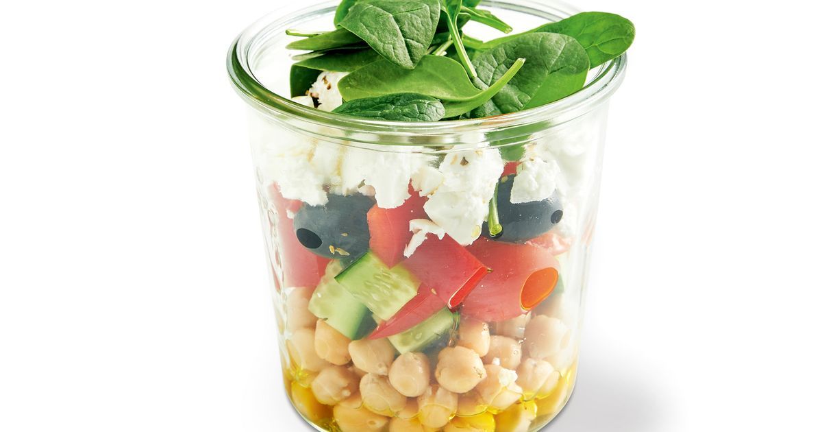 Greek Salad In A Jar | Recipe Cloud App
