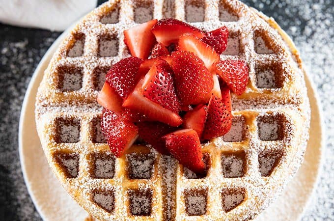 Homemade Belgian Waffle Recipe - The Salty Marshmallow Homemade Belgian Waffle Recipe | Recipe Cloud