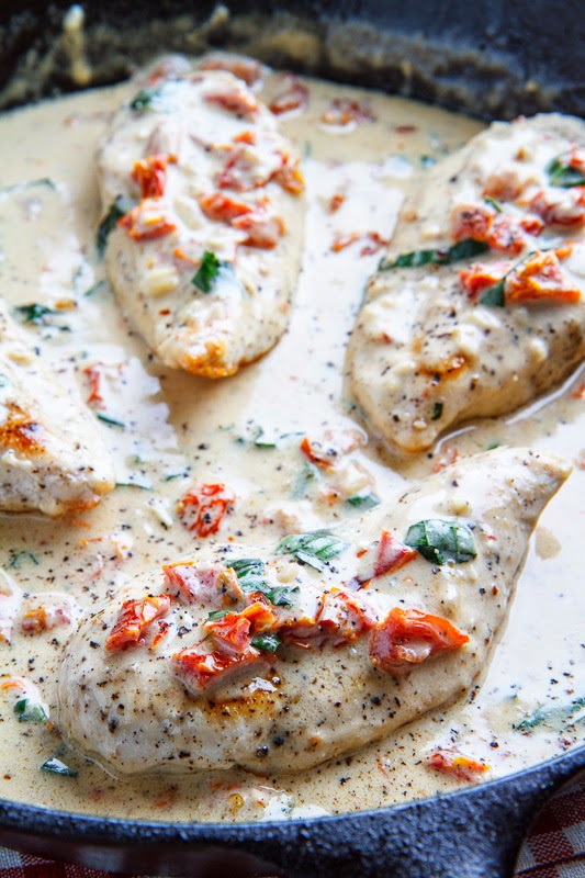 Chicken In A Creamy Parmesan And Sundried Tomato Sauce Recipe | Recipe Cloud App