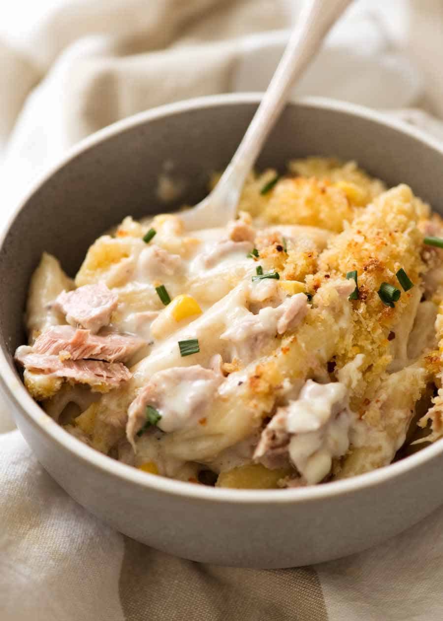Tuna Mornay (Tuna Casserole Pasta Bake) | Recipe Cloud App