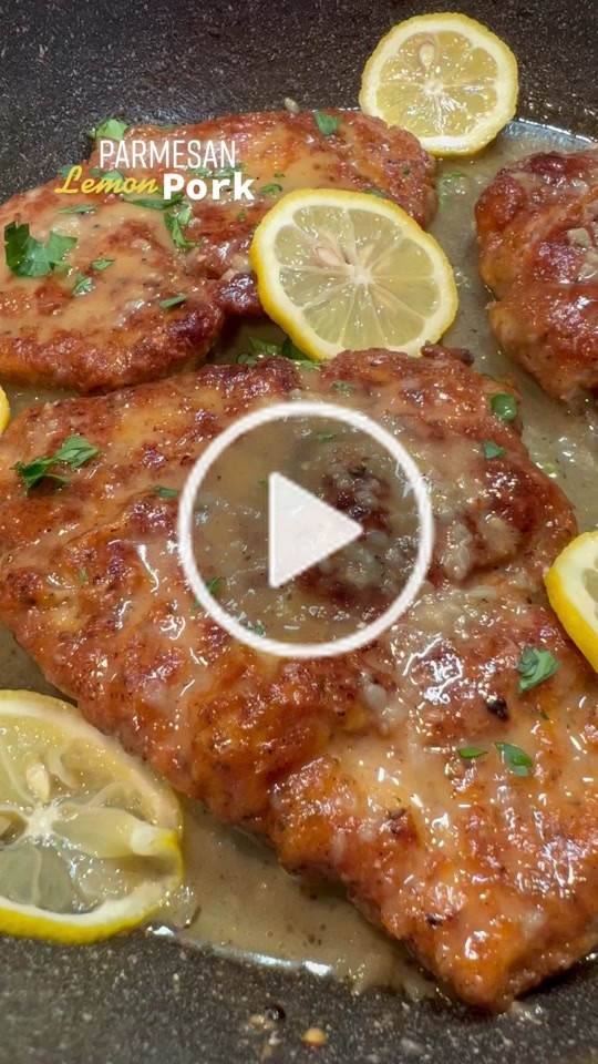 Parmesan lemon Pork | Recipe Cloud App