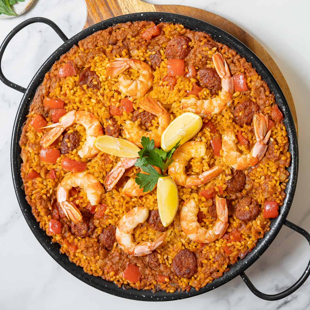 Prawn And Chorizo Paella | Recipe Cloud App