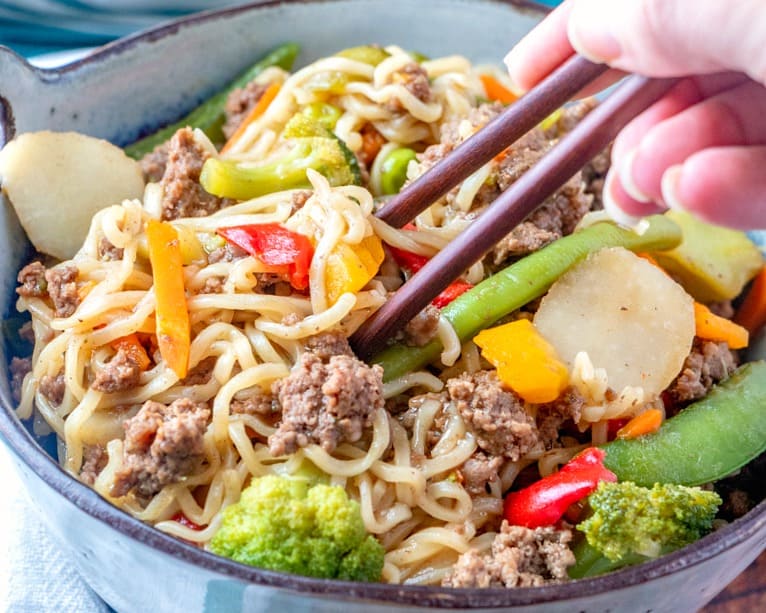 Ramen Noodles: Beef & Ramen Skillet | Recipe Cloud App