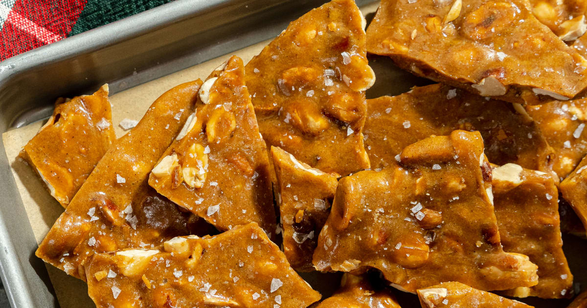 Salted Caramel Peanut Brittle | Recipe Cloud App