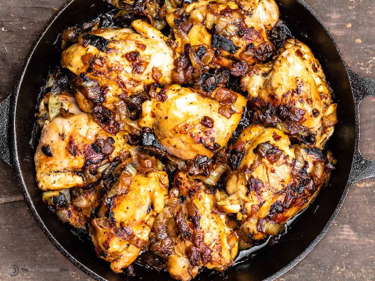 Chicken Thighs: 5-Ingredient Skillet Onion Chicken | Recipe Cloud App