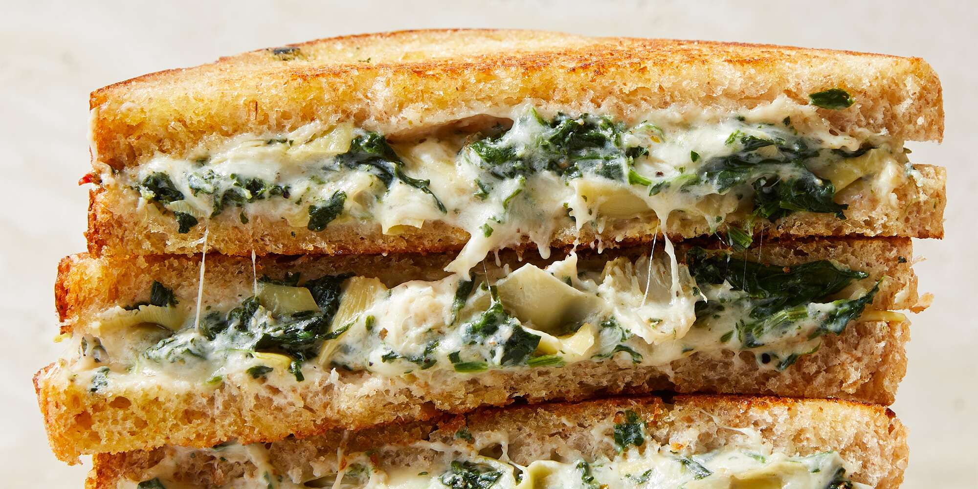 Spinach-&-Artichoke-Dip Grilled Cheese | Recipe Cloud App