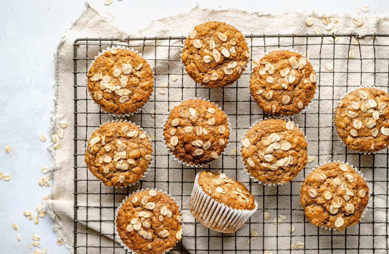 Vegan Banana Oatmeal Muffins | Recipe Cloud App