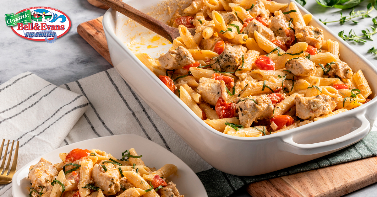 Penne: Baked Feta Chicken Pasta | Recipe Cloud App