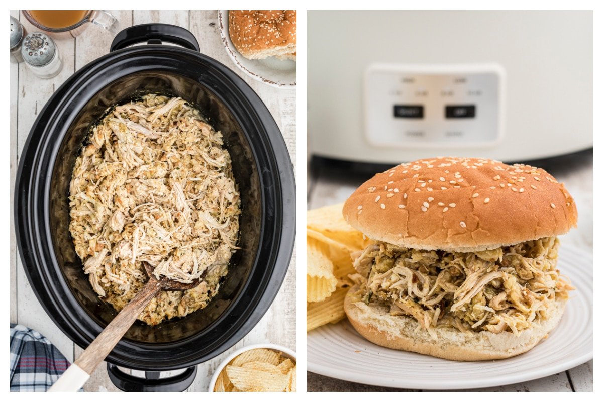 Sandwich : Slow Cooker Ohio Chicken Sandwiches | Recipe Cloud App