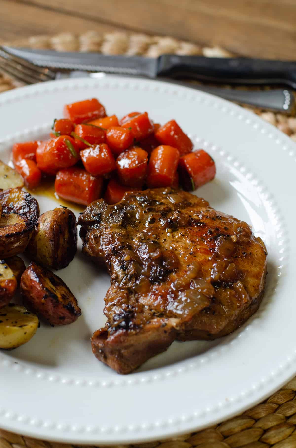Pork Chops: Dijon & Balsamic Skillet Braised | Recipe Cloud App
