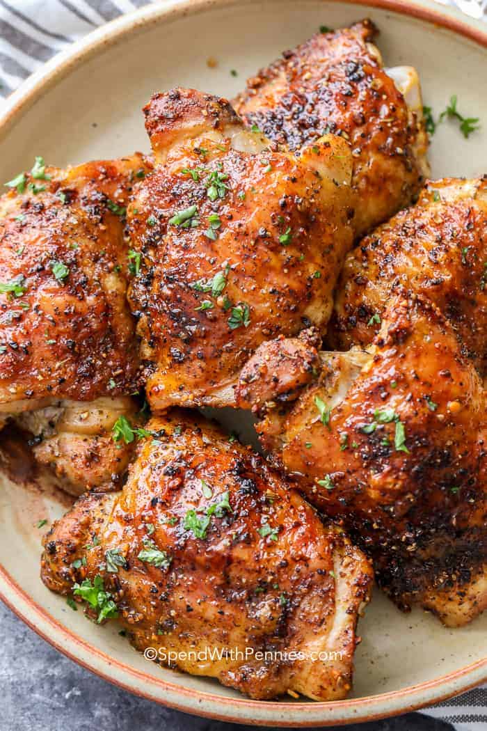 Chicken Thighs: Crispy Baked | Recipe Cloud App