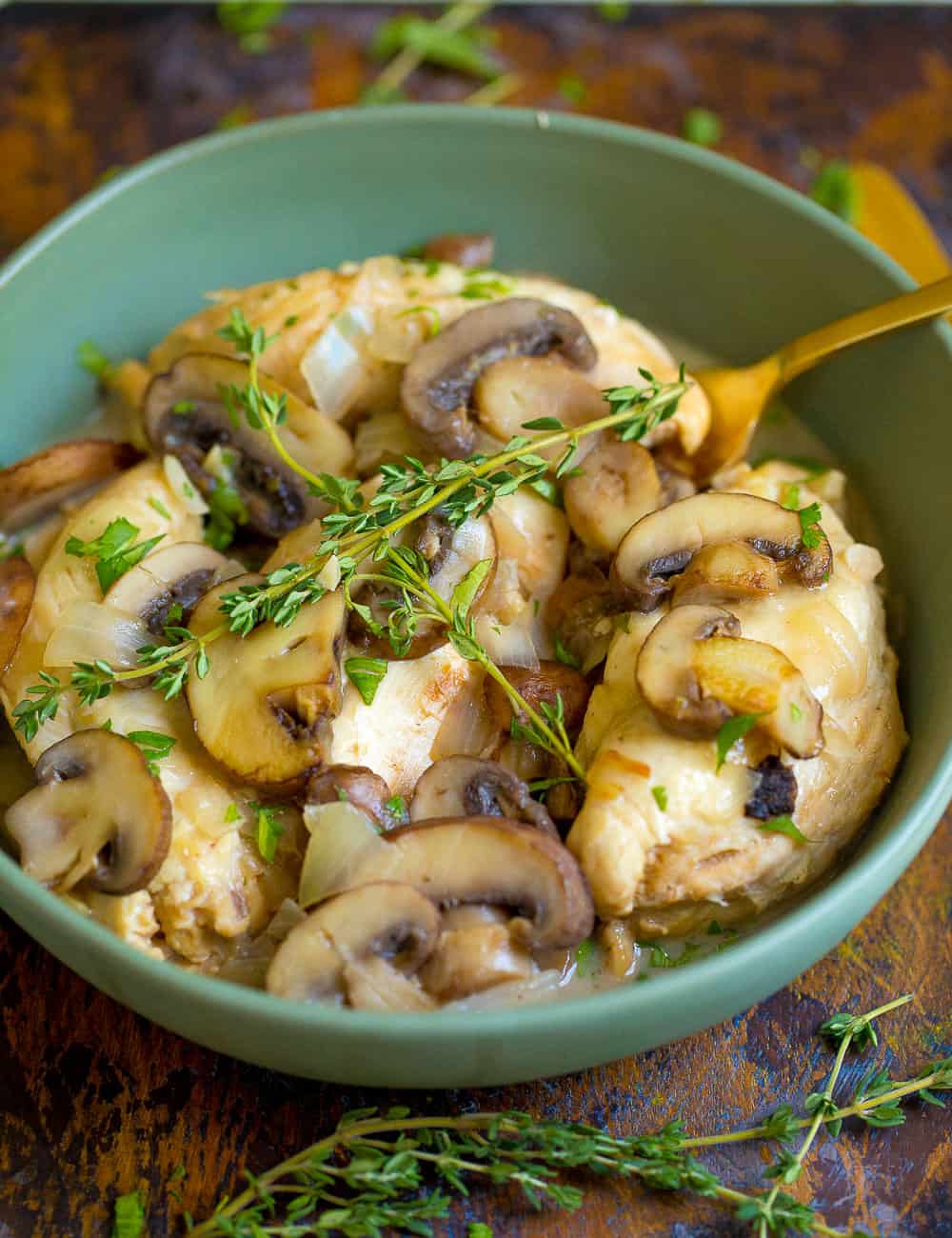 Slow Cooker Or Instant Pot Chicken Marsala (Paleo & Gluten-Free) - Wholesomelicious | Recipe Cloud A