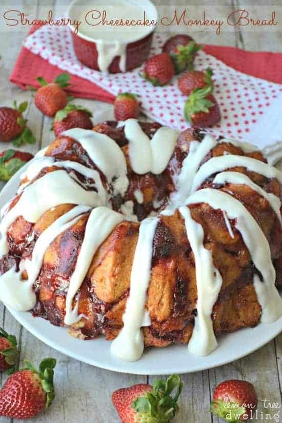 Cheesecake: Strawberry Cheesecake Monkey Bread | Recipe Cloud App