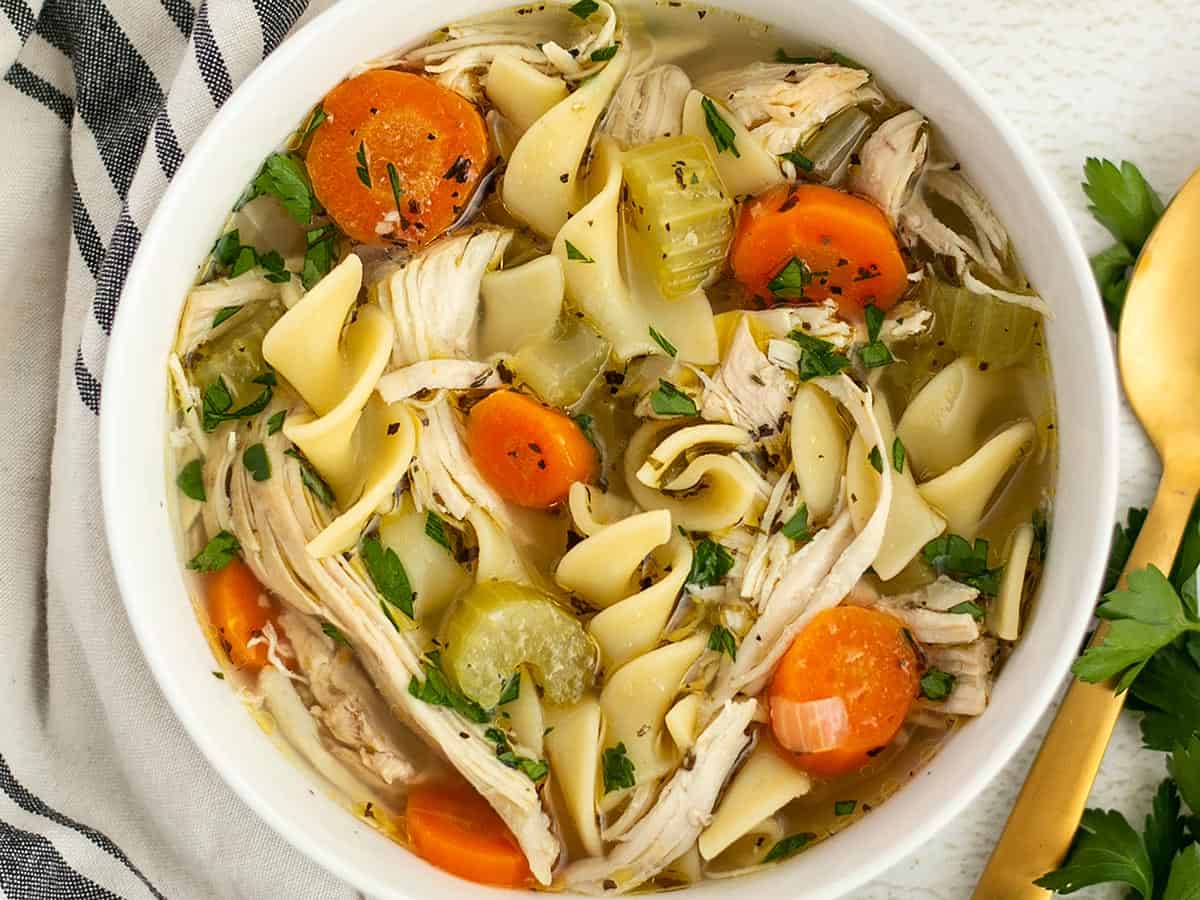 The Best Homemade Chicken Noodle Soup - Budget Byte | Recipe Cloud App