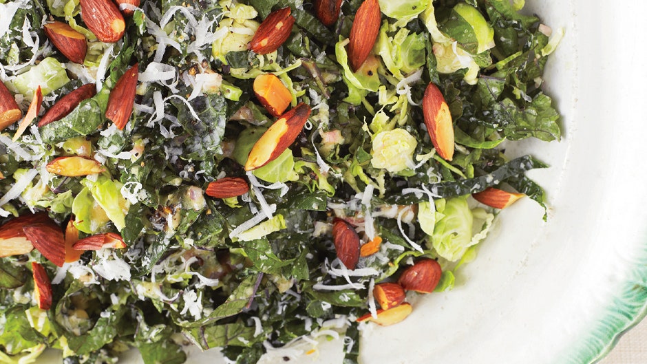Kale And Brussels Sprout Salad | Recipe Cloud App
