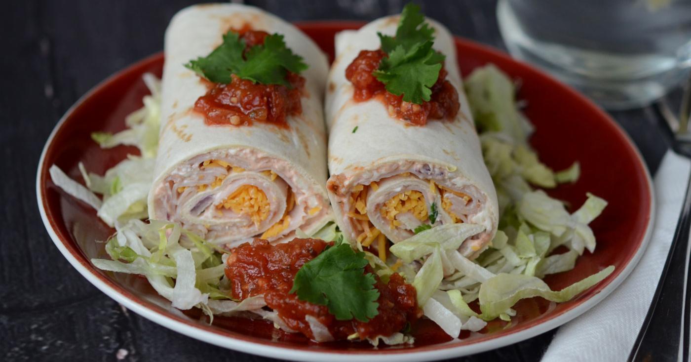 Mexican Turkey Tortilla Roll Ups | Recipe Cloud App