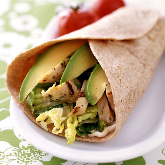 Chicken & Avocado Wrap | Recipe Cloud App