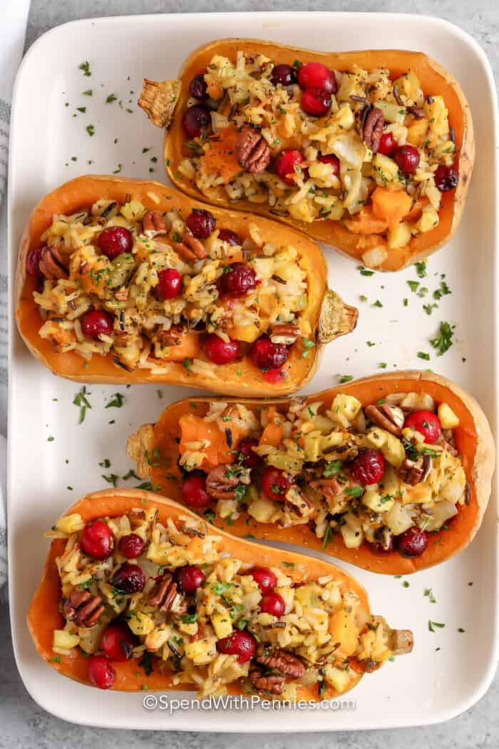 Stuffed Butternut Squash | Recipe Cloud App