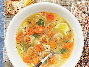 Lemon, Orzo, And Meatball Soup | Recipe Cloud App