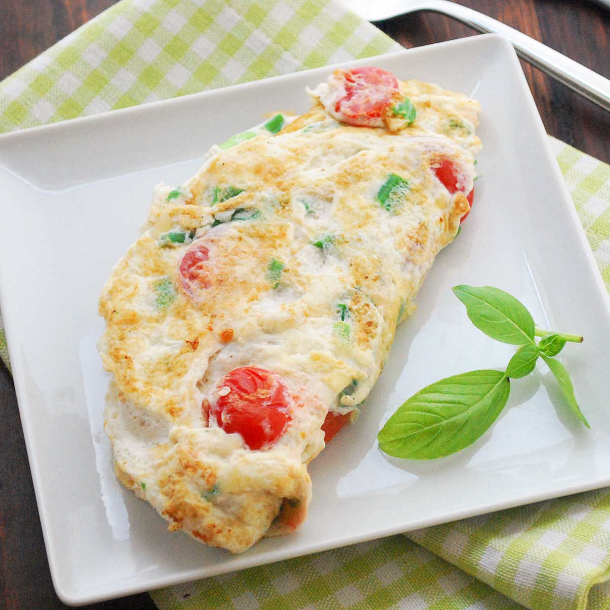 Fluffy Egg White Omelette | Recipe Cloud App