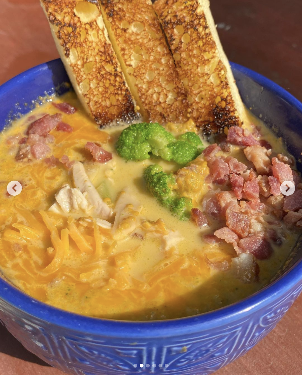 Smoked Chicken Cheesy Broccoli Soup | Recipe Cloud App