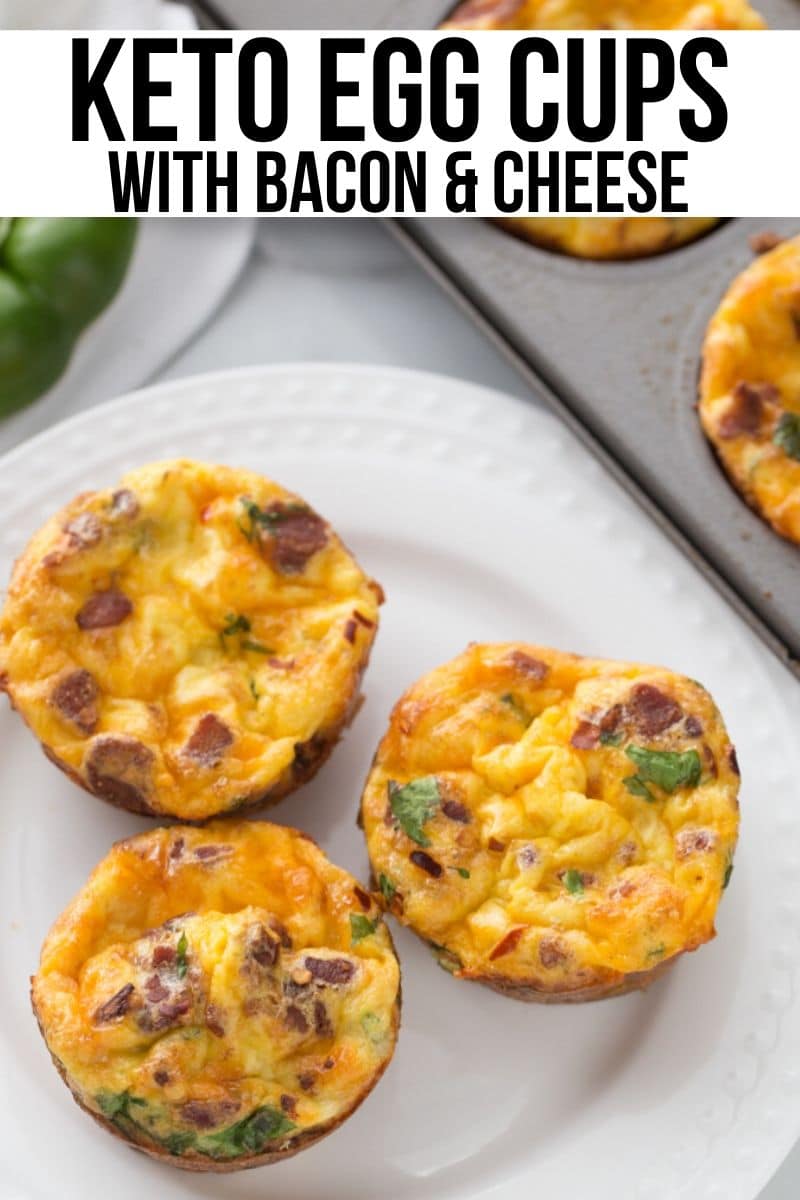 Keto Egg Cups with Bacon & Cheese | Recipe Cloud App