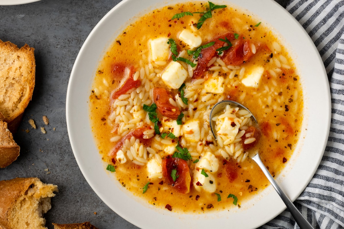 Greek Tomato Feta Soup | Recipe Cloud App