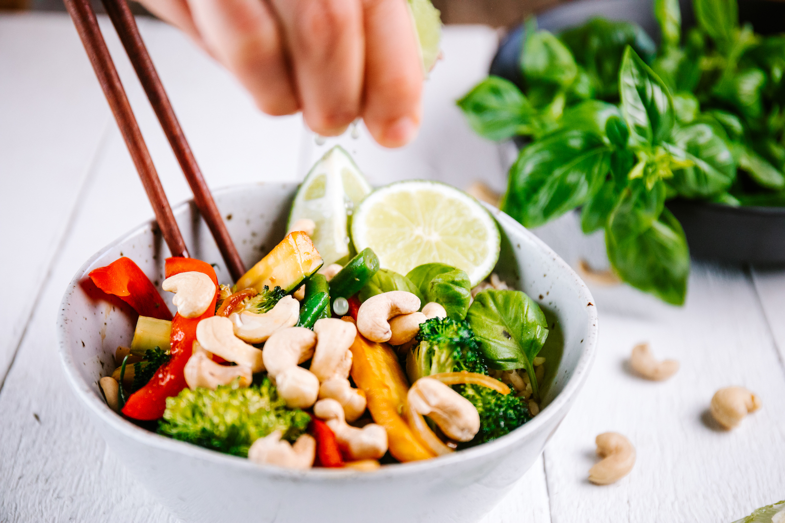 Ginger & Cashew Veggie Stirfry | Recipe Cloud App