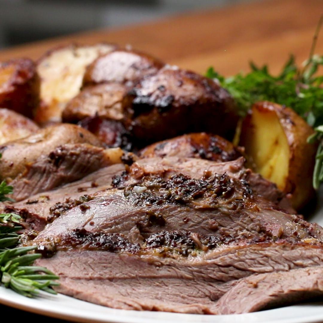 Leg Of Lamb: Garlic And Herb | Recipe Cloud App