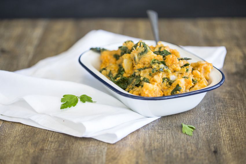 Mashed Root Vegetables And Silverbeet | Recipe Cloud App