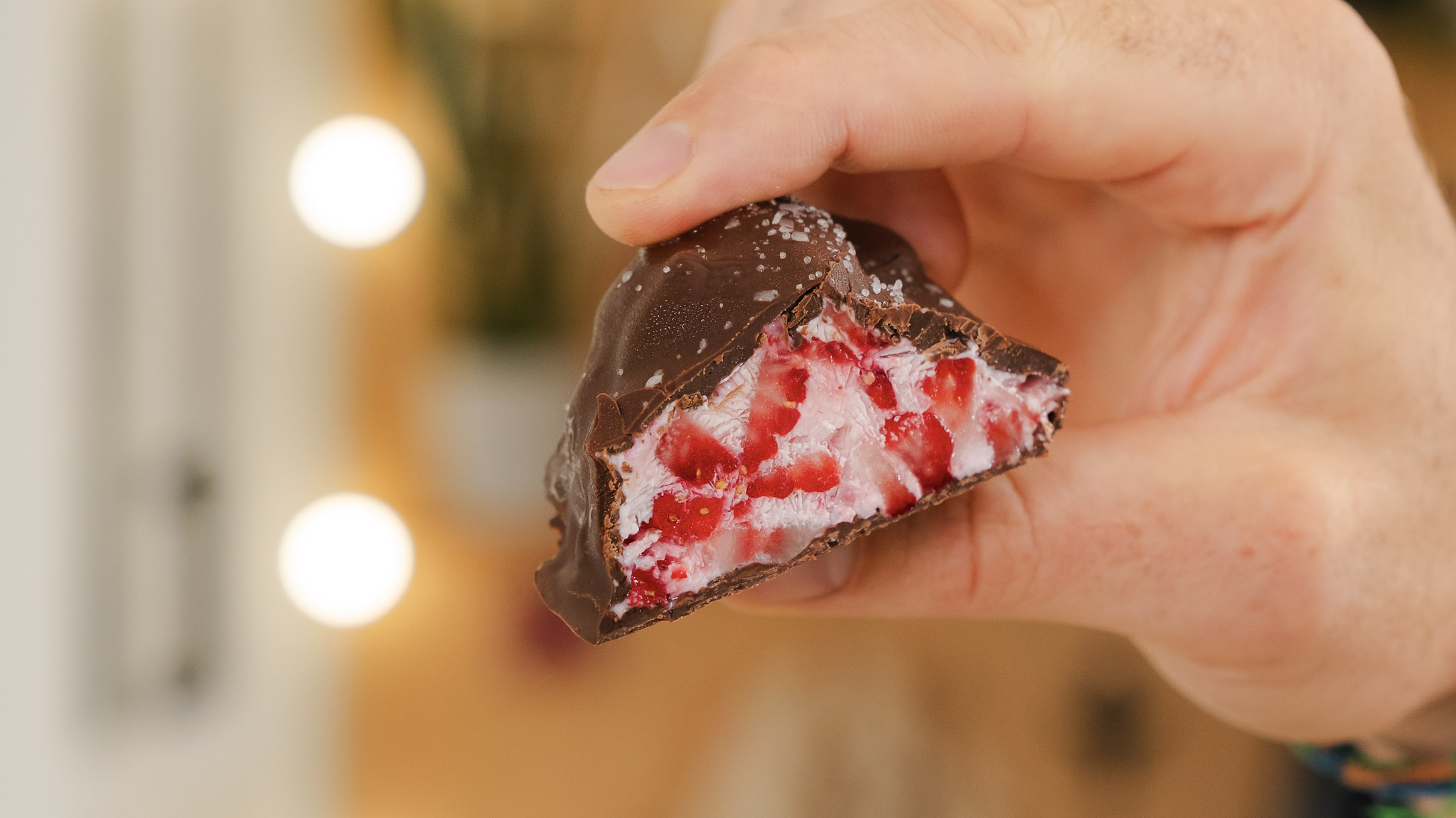 Frozen Strawberry Yogurt Bites | Recipe Cloud App