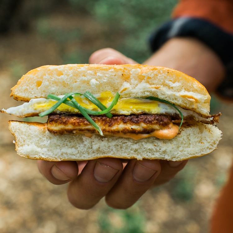 Grilled Halloumi Breakfast Sandwich | Recipe Cloud App