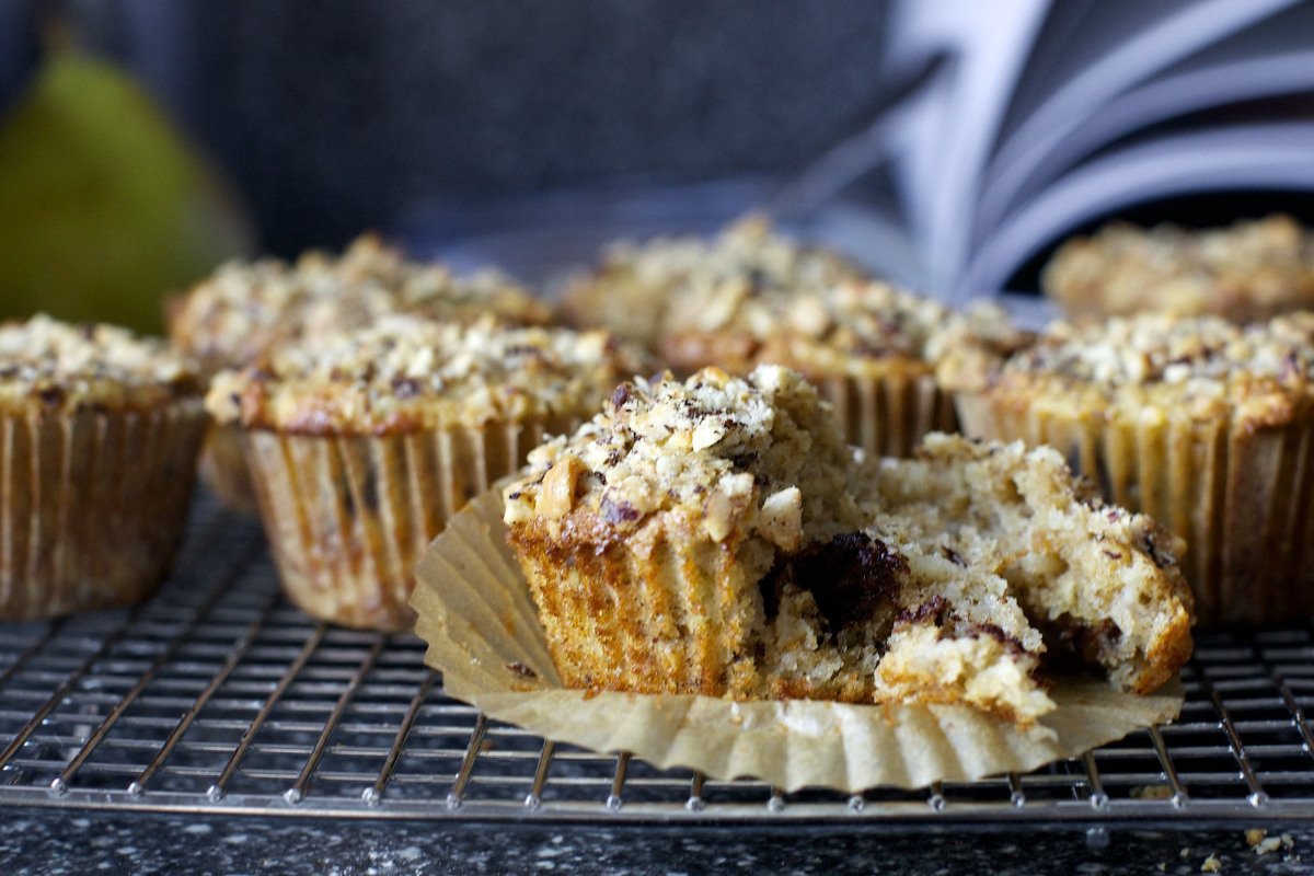 pear and hazelnut muffins | Recipe Cloud App
