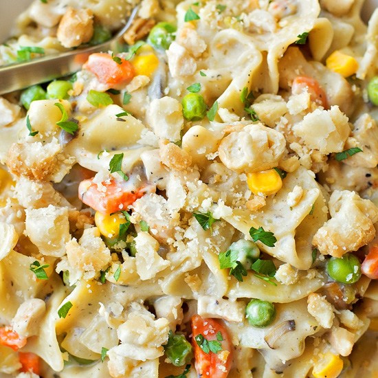 Chicken Pot Pie Pasta | Recipe Cloud App