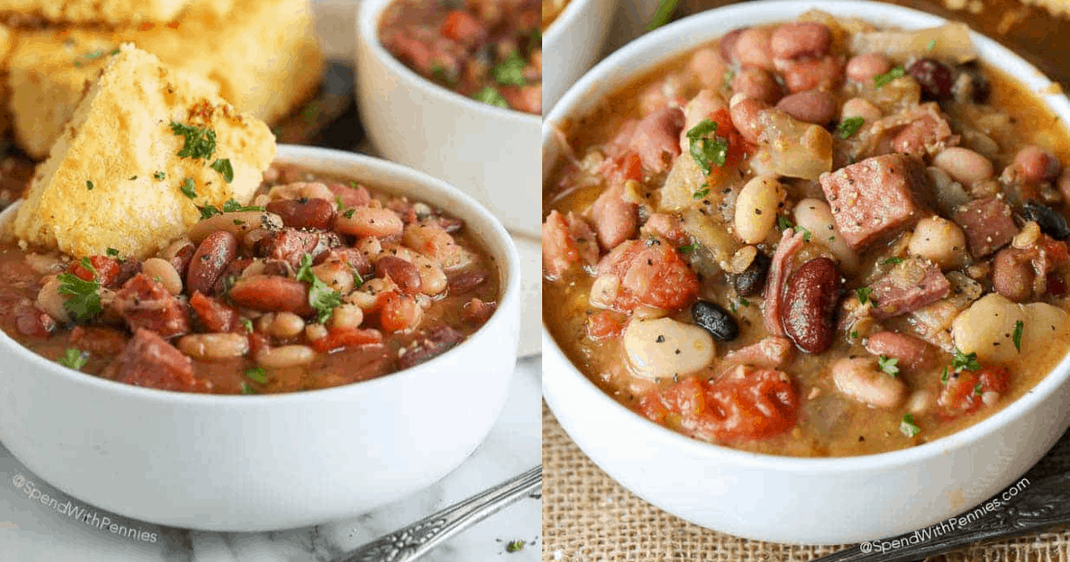 Soup: Ham And Bean | Recipe Cloud App