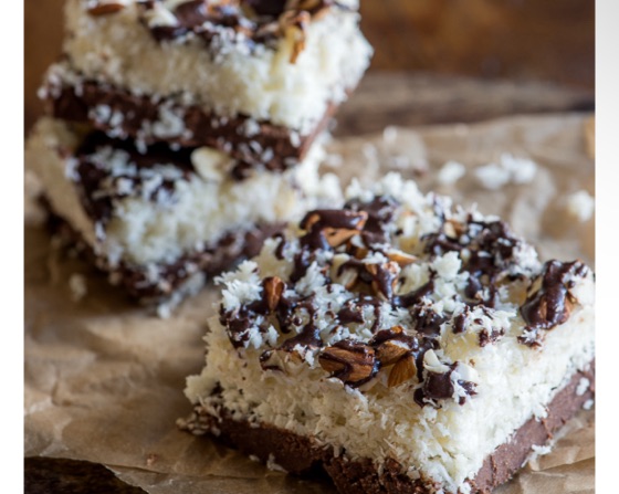 Raw Almond Joy Bars - Rawmazing Raw And Cooked Vegan Recipes | Recipe Cloud App