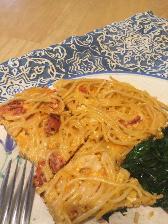 Spaghetti Frittata | Recipe Cloud App