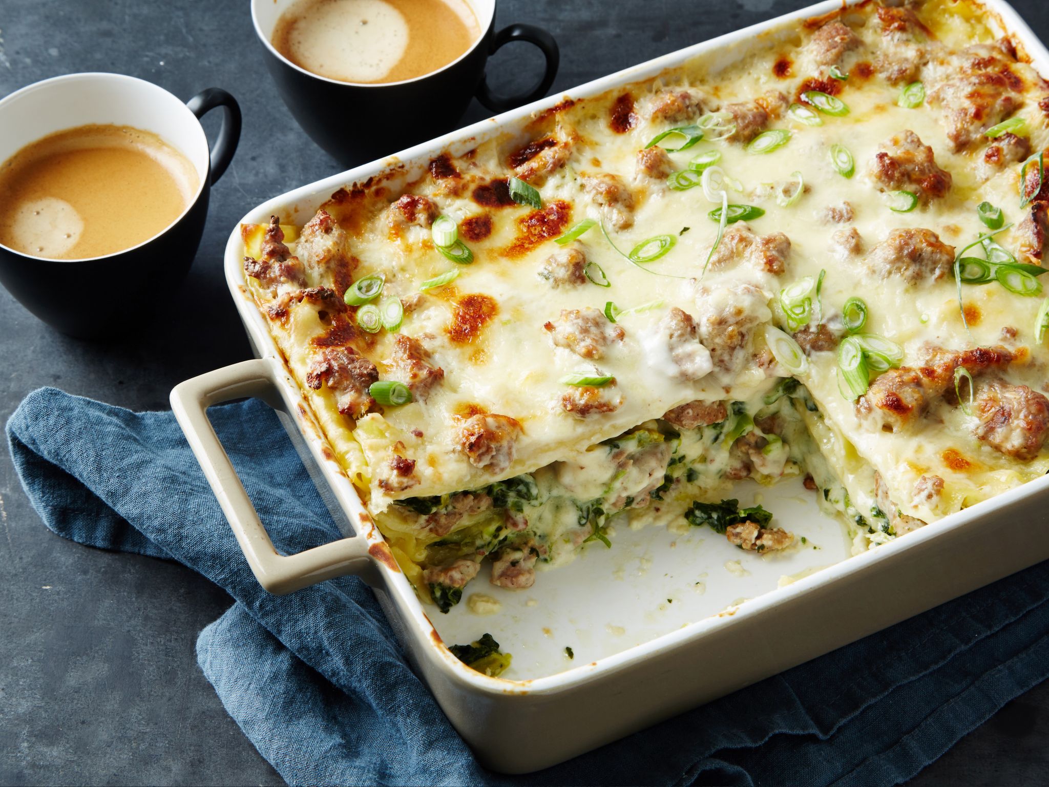 Sausage Gravy Breakfast Lasagna Food Network Kitchen | Recipe Cloud App