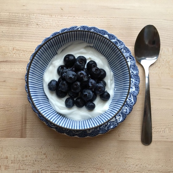 Yoghurt & Blueberries | Recipe Cloud App
