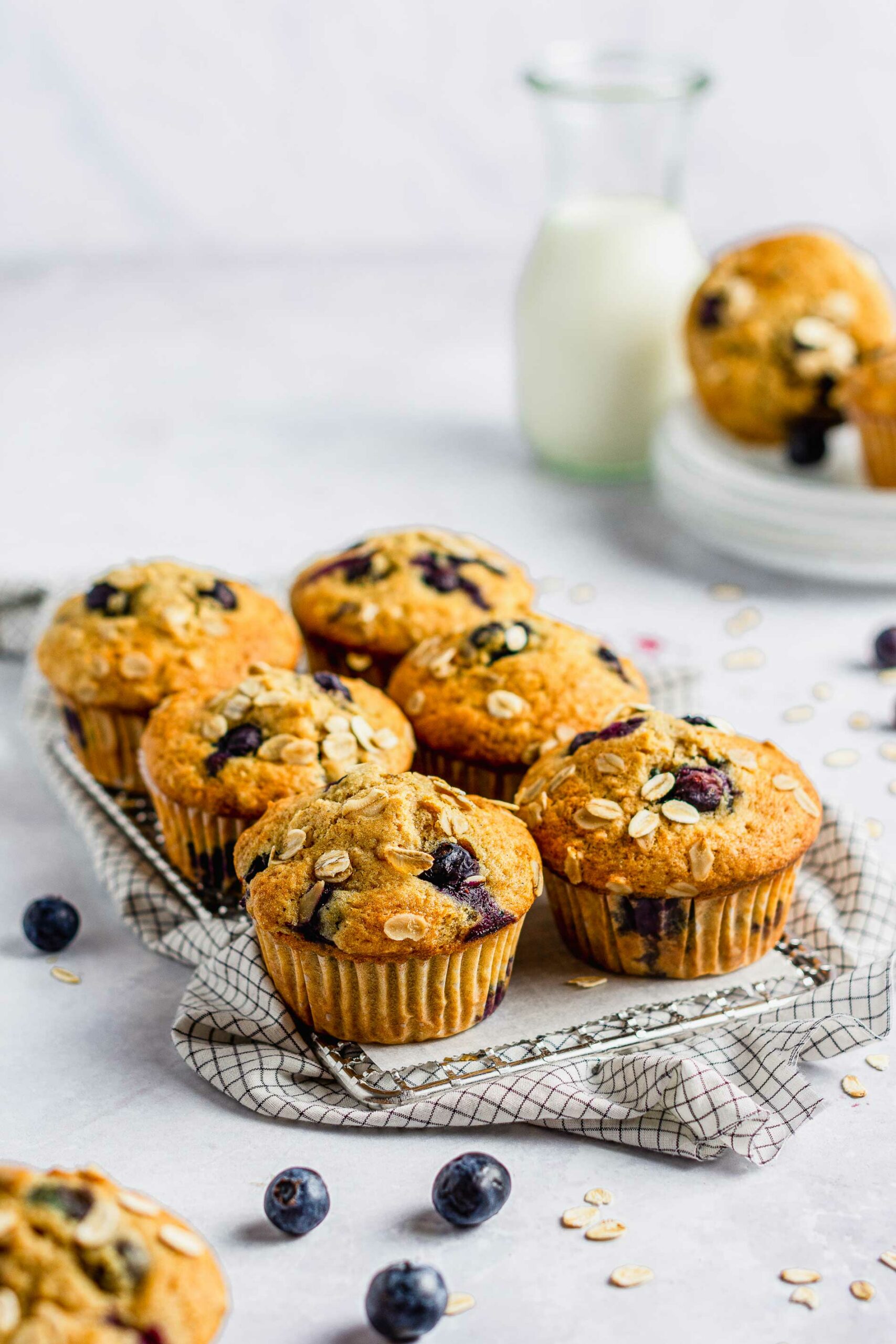 Oatmeal Blueberry Muffins | Recipe Cloud App