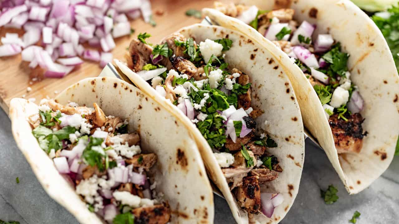 Tacos: Garlic Lime Chicken | Recipe Cloud App