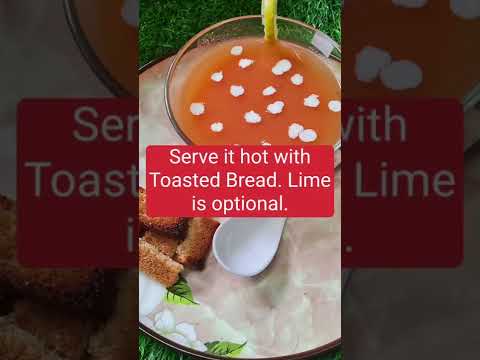 Homemade Clear Tomato Soup #soups #healthyfood #recipe #shorts #ytshorts #homemade #youtubeshorts | 