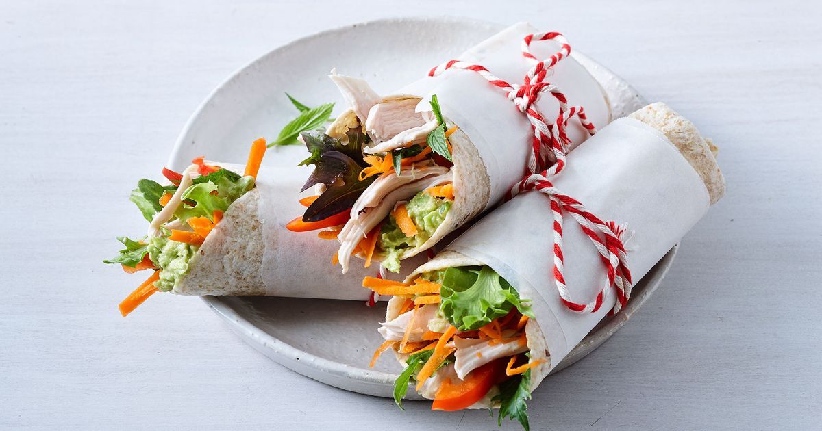 Chicken & Avocado Wraps | Recipe Cloud App