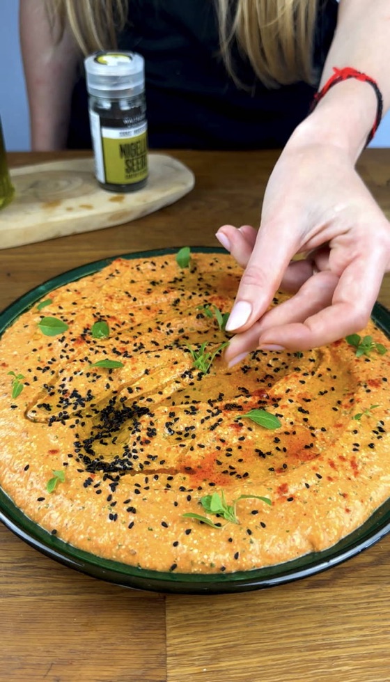 Roasted Red Pepper and Feta Dip | Recipe Cloud App