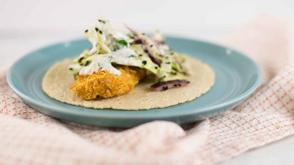 Paleo Crispy Coconut Fish Tacos | Recipe Cloud App