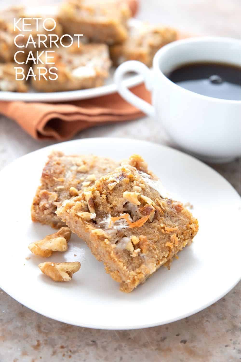 Keto Carrot Cake Bars | Recipe Cloud App