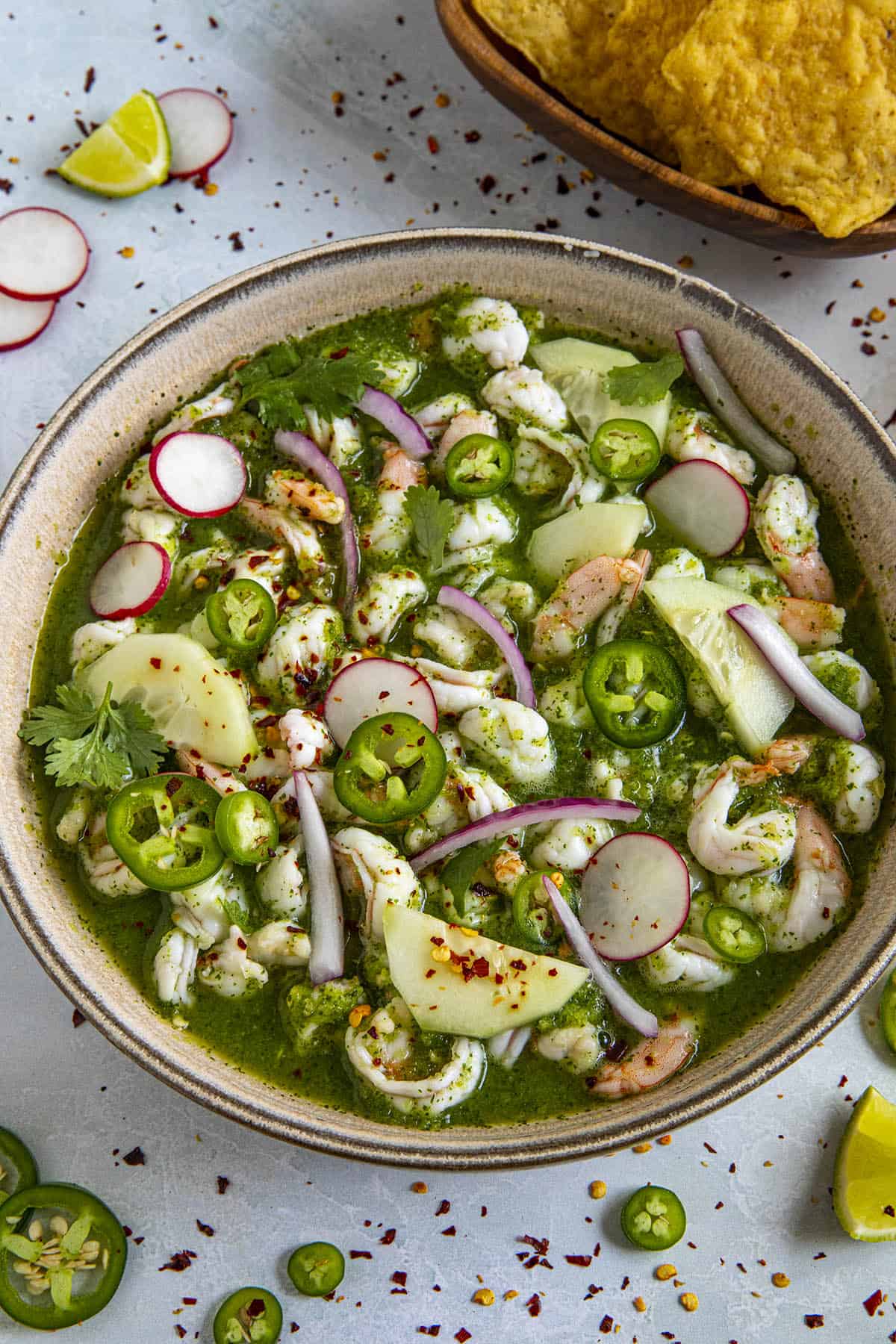 Aguachile (Mexican Style Shrimp Ceviche) | Recipe Cloud App