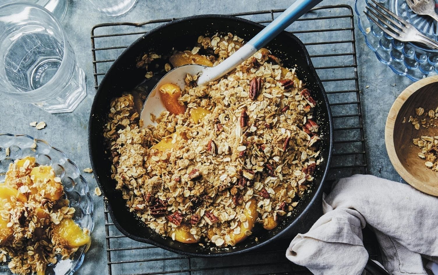Quick Skillet Peach Cobbler | Recipe Cloud App