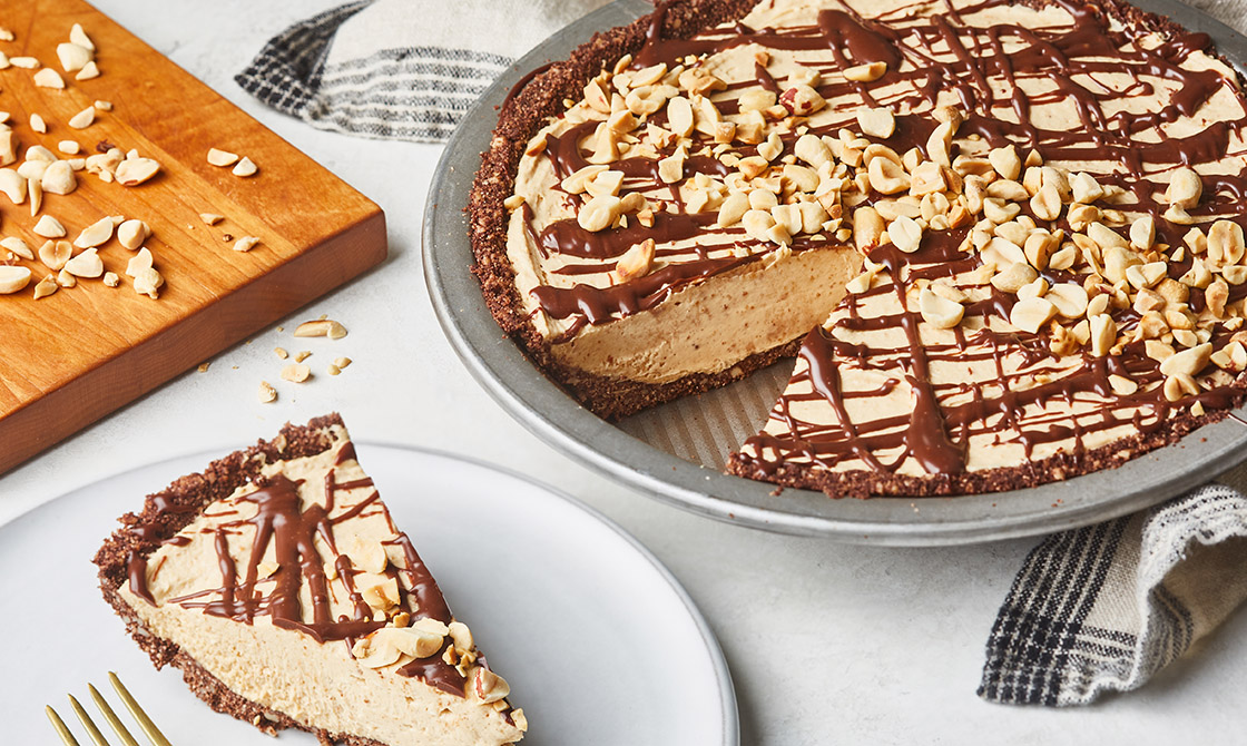 Keto Chocolate Peanut Butter Pie | Recipe Cloud App